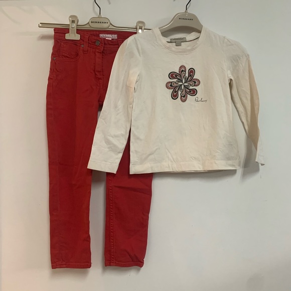 Burberry Kids Jeans with matching jersey - Picture 15 of 16